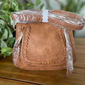 Urban Expressions Khloe Mini Crossbody Bag (Tan)